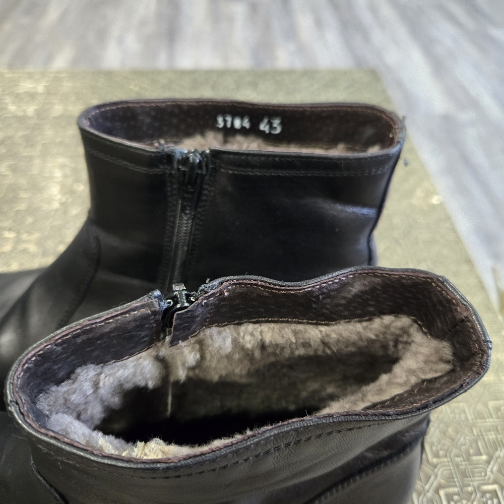 🐢 Romano Sicari Made In Italy Boots Genuine Leather. Size 10 - Picture 5 of 14